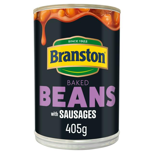 BRANSTON BEANS & SAUSAGES 405G