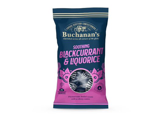 BUCHANANS BLACKCURRANT & LIQUORICE 140G