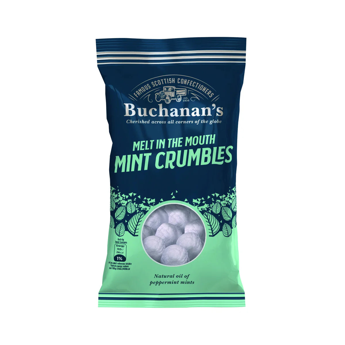 BUCHANANS PEPPERMINT CRUMBLES 140G