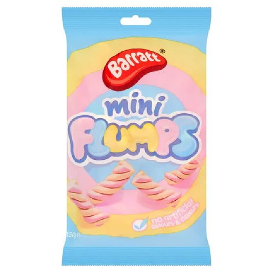 BARRATT MINI FLUMPS MARSHMALLOWS 130G