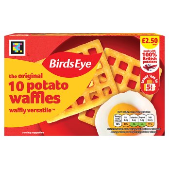 (Pick-up only) BIRDS EYE POTATO WAFFLES 10 PACK 567G
