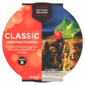 MATTHEW WALKERS CLASSIC CHRISTMAS PUDDING 800G