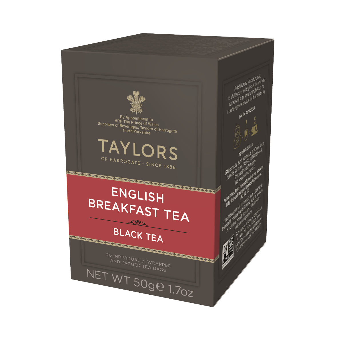TAYLORS ENGLISH BREAKFAST TEA 20 BAGS 50G