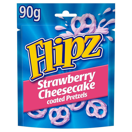 FLIPZ STRAWBERRY CHEESECAKE PRETZELS 90G