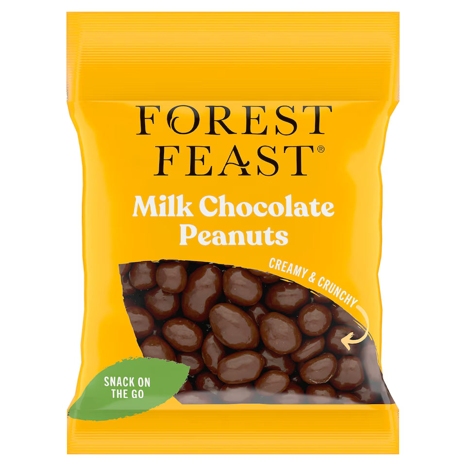 FOREST FEAST MILK CHOCOLATE PEANUTS 65G