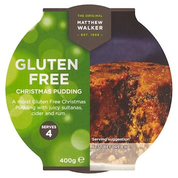 MATTHEW WALKERS GLUTEN FREE CHRISTMAS PUDDING 400G