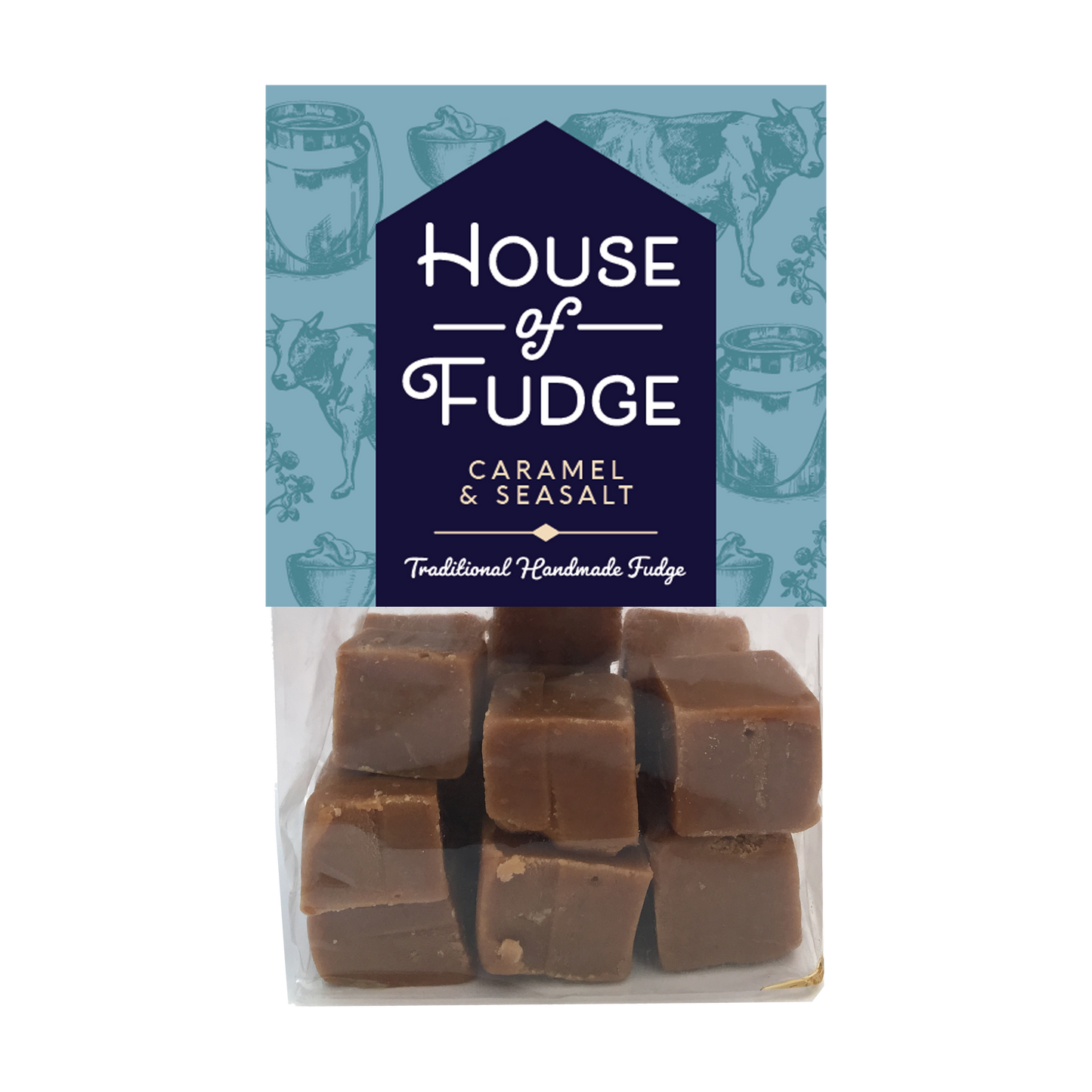 HOUSE OF FUDGE CARAMEL & SEA SALT 150G