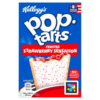 KELLOGGS POP TARTS STRAWBERRY 8X48G