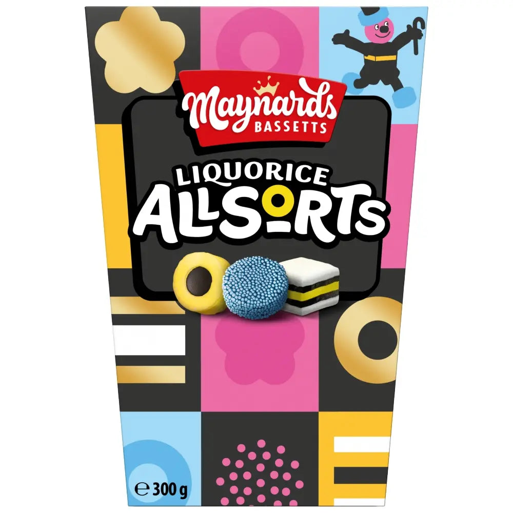 MAYNARDS BASSETTS LIQUORICE ALLSORTS GIFT BOX 300G