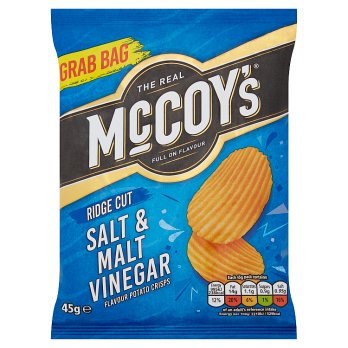 MCCOYS SALT & MALT VINEGAR CRISPS 45G