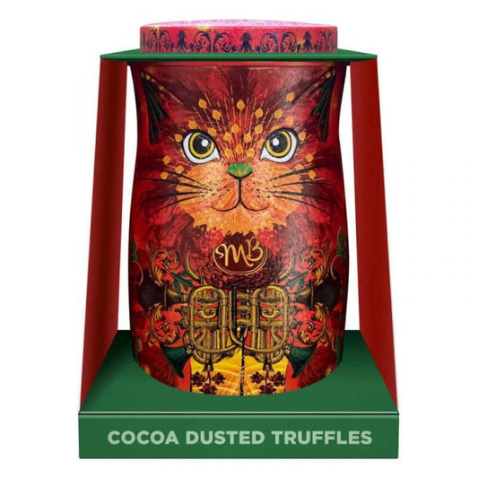 MONTY BOJANGLES COCOA TRUFFLES WITH ORANGE PEEL FIRE TIN 135G