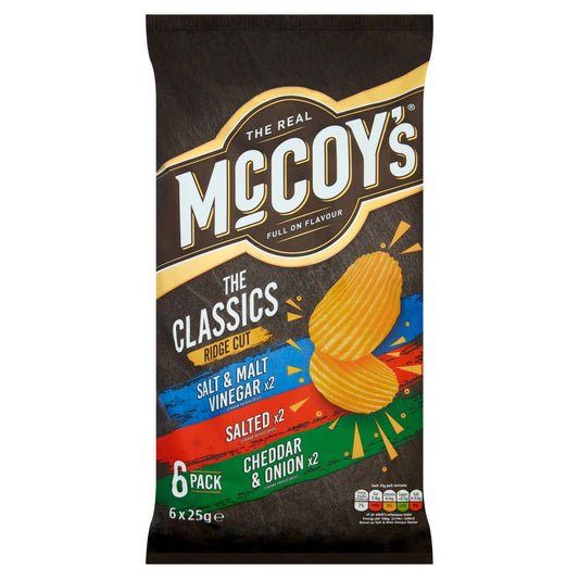 MCCOYS CLASSICS CRISPS 6x25G