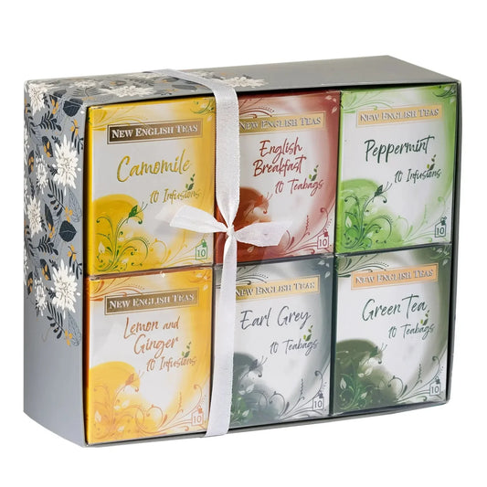 N.E.T TEA SELECTION GIFT BOX - 60 TEA BAGS
