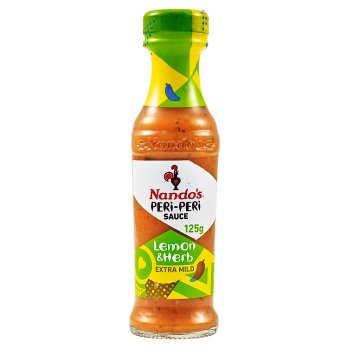NANDOS LEMON & HERB PERI PERI SAUCE 125G