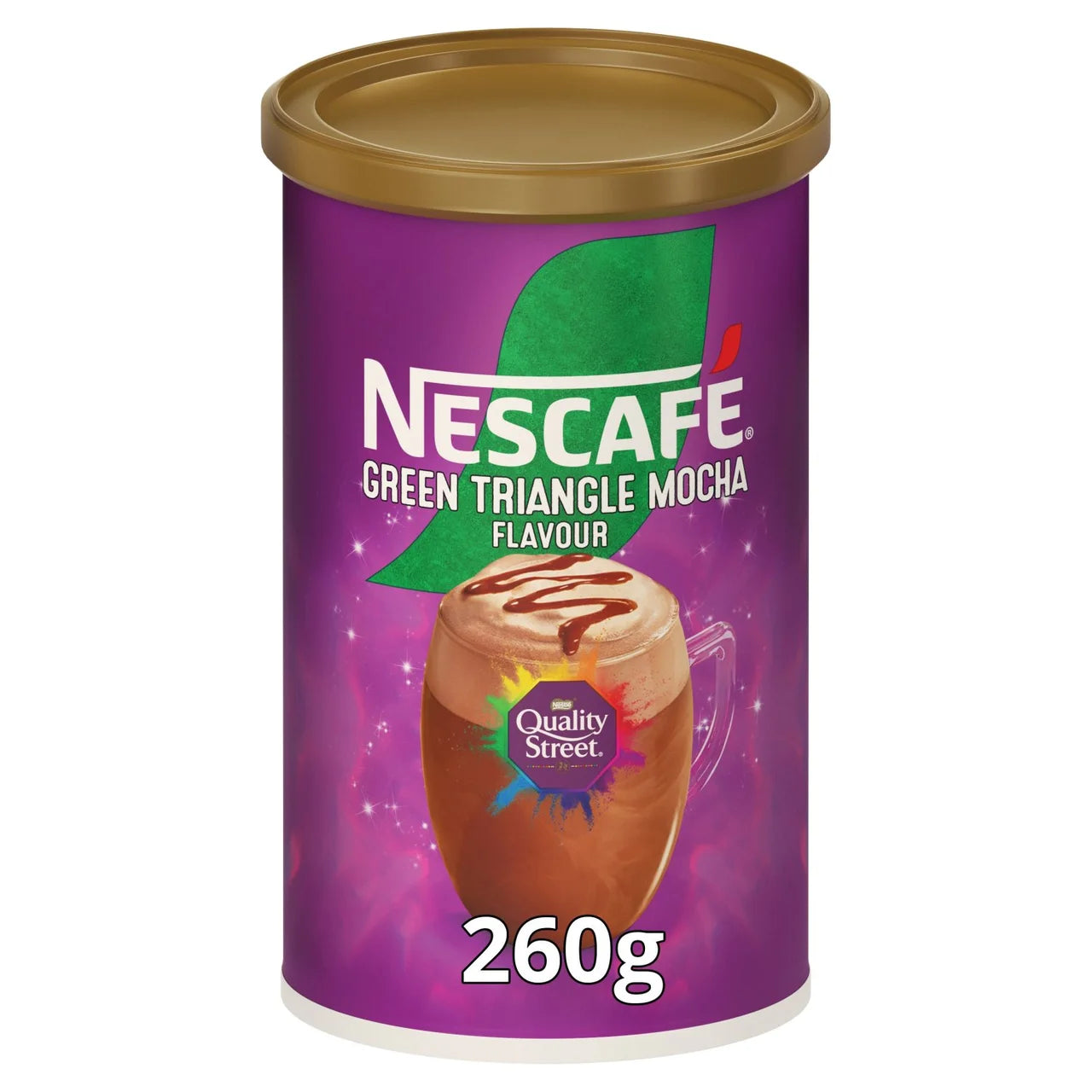 NESCAFE QUALITY STREET HAZELNUT MOCHA INSTANT COFFEE POWDER 260G