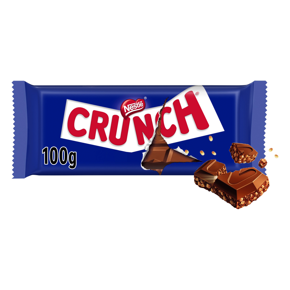 NESTLE CRUNCH MILK CHOCOLATE 100G