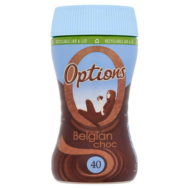 Options Belgian Choc Cherry Hot Chocolate 220g