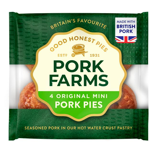 (Pick-up only) PORK PIES 4 PACK 200G
