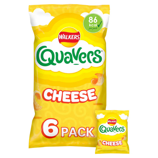 QUAVERS CHEESE FLAVOUR 6x16G