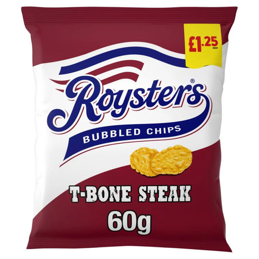 ROYSTERS T-BONE STEAK CRISPS 60G