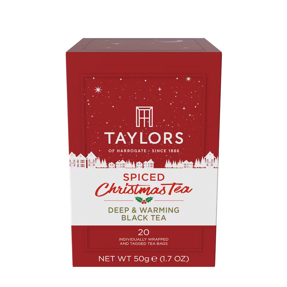 TAYLORS SPICED CHRISTMAS 20 TEA BAGS 50G