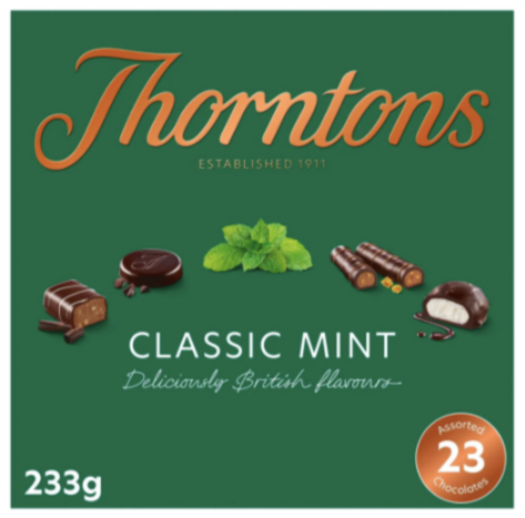 THORNTONS CLASSIC MINT COLLECTION 233G