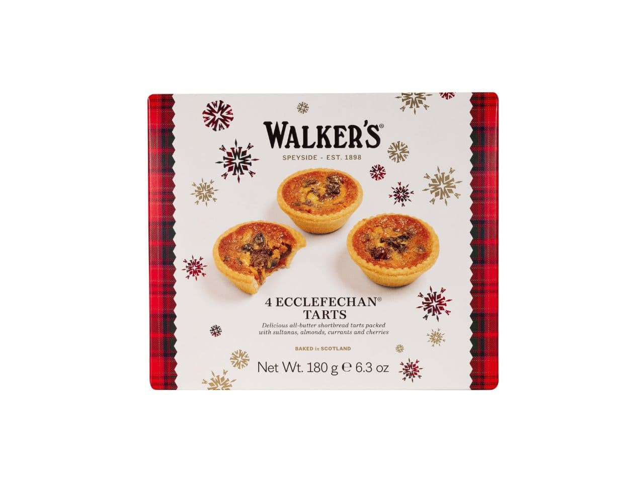 WALKERS ECCLEFECHAN TARTS 4 PACK 180G