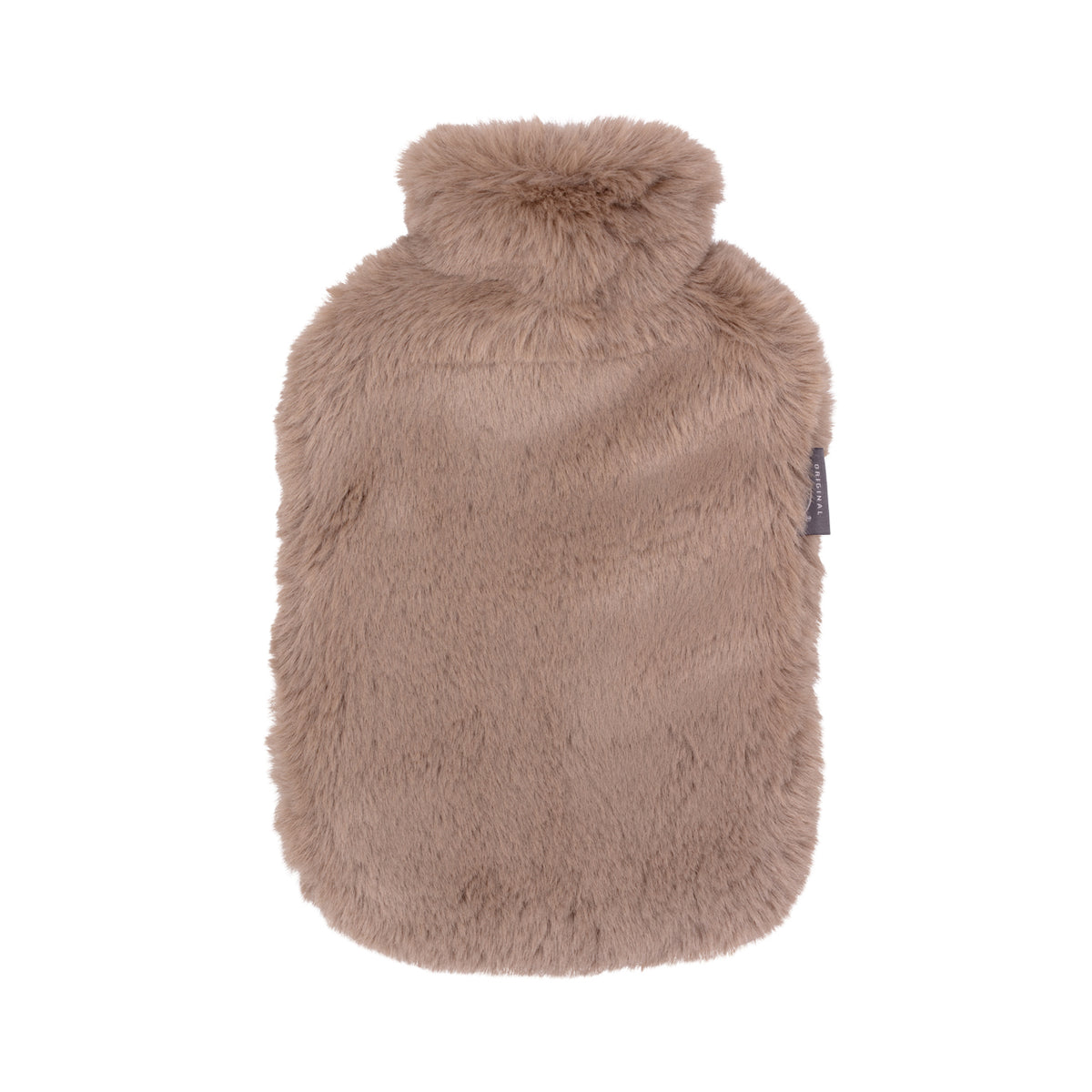 HOT WATER BOTTLE BROWN FLUFFY 2L