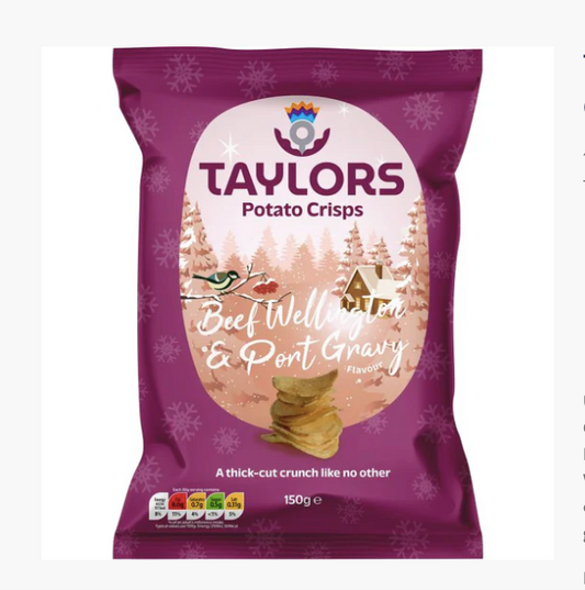 TAYLORS BEEF WELLINGTON & PORT GRAVY CRISPS 150G
