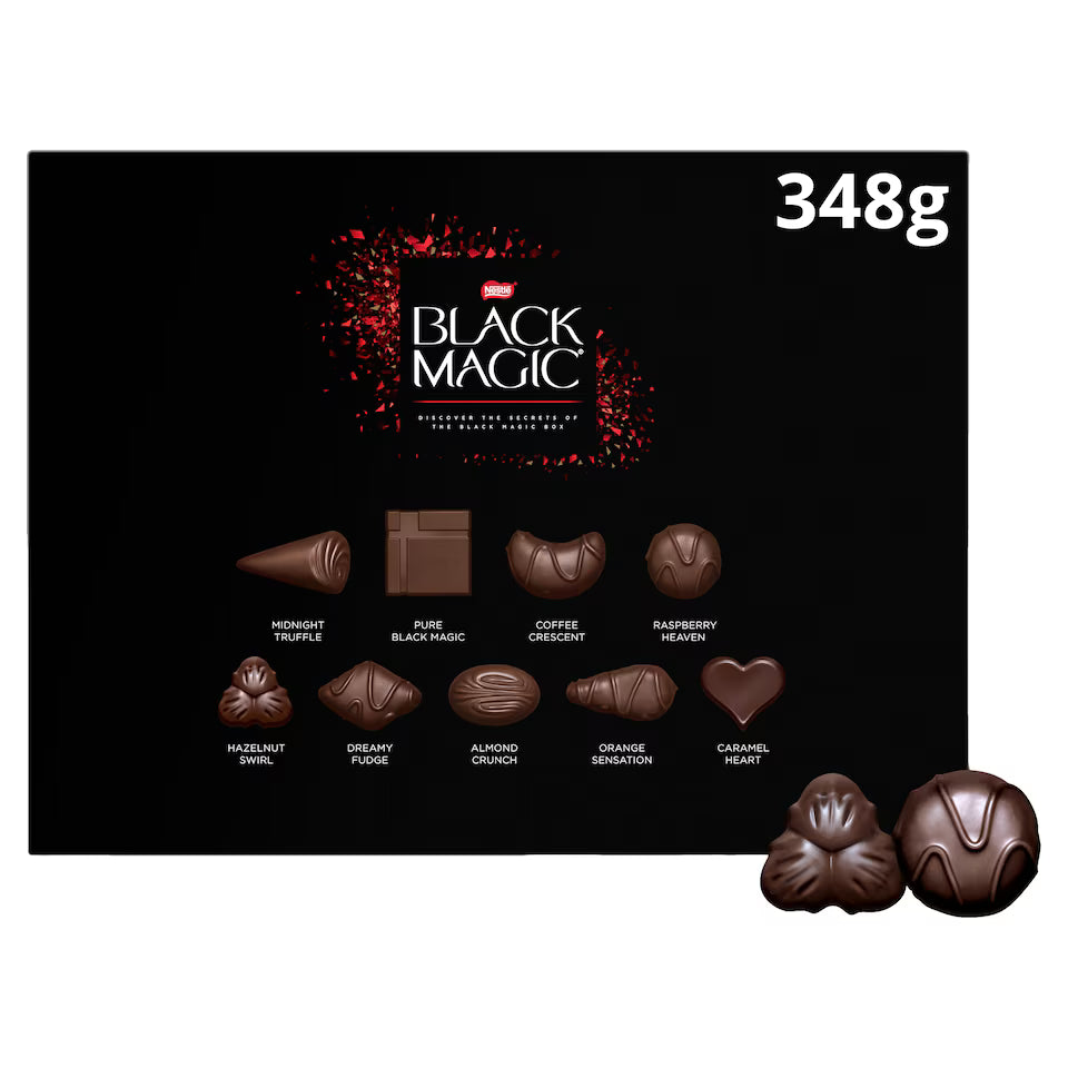 BLACK MAGIC DARK CHOCOLATES 348G