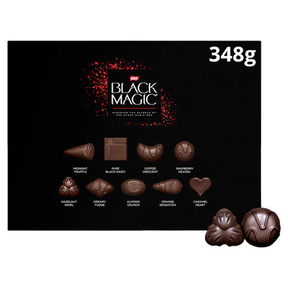 BLACK MAGIC DARK CHOCOLATES 348G
