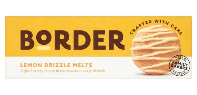 BORDERS LEMON DRIZZLE MELTS 150G
