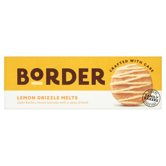 BORDER LEMON DRIZZLE BISCUITS 150G