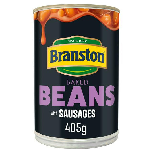 BRANSTON BEANS & SAUSAGES 405G
