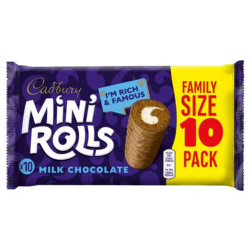CADBURY 10 MINI ROLLS FAMILY PACK