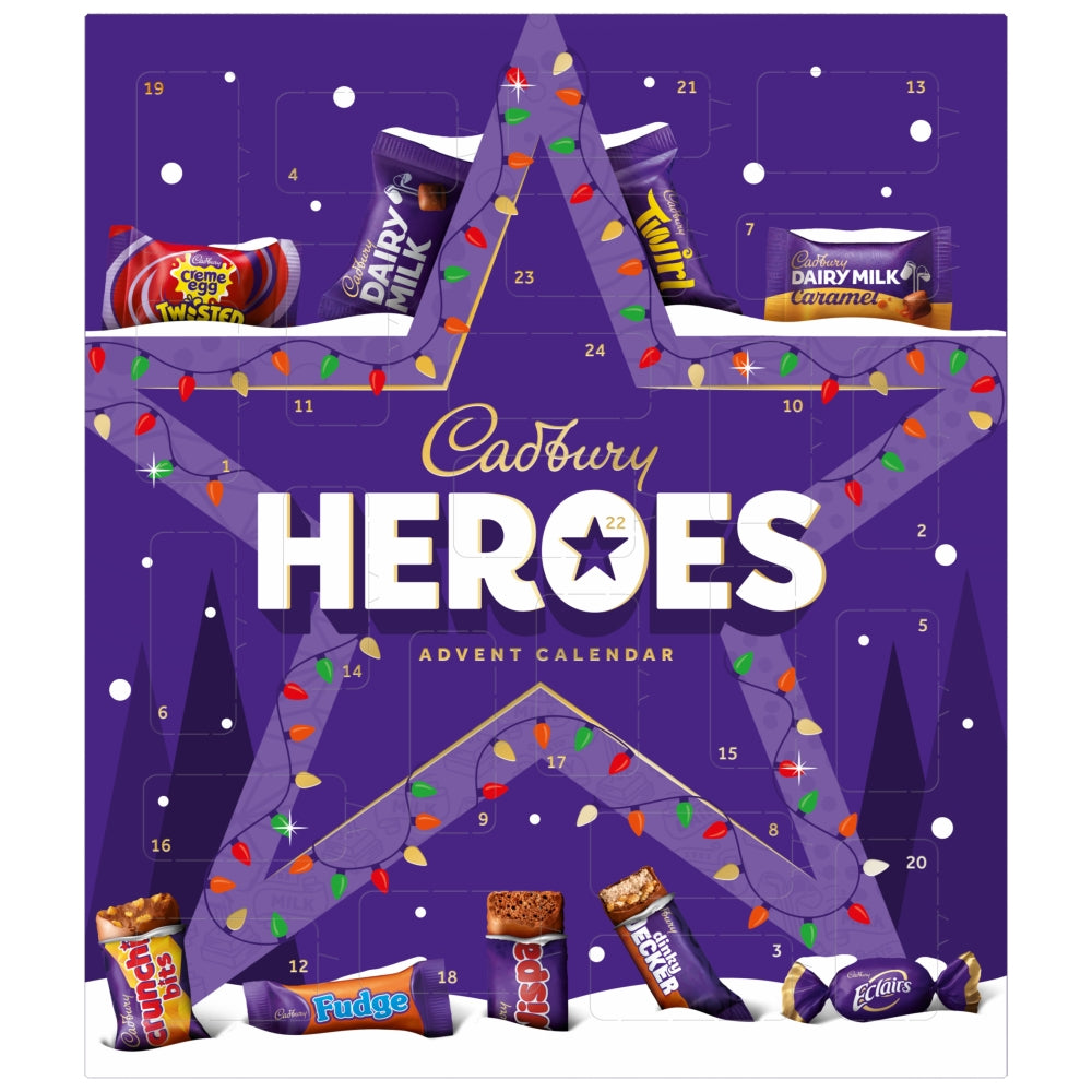 CADBURY HEROES ADVENT CALENDAR 230G