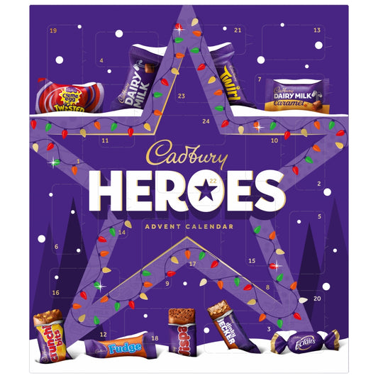 CADBURY HEROES ADVENT CALENDAR 230G