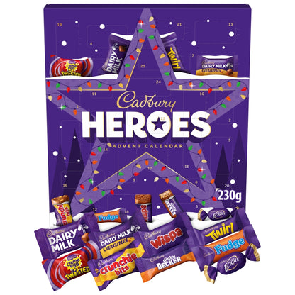 CADBURY HEROES ADVENT CALENDAR 230G