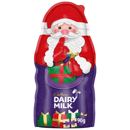 CADBURY HOLLOW MILK CHOCOLATE SANTA 90G