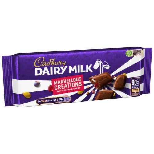 CADBURY MARVELLOUS CREATIONS JELLY POPPING CANDY 160G