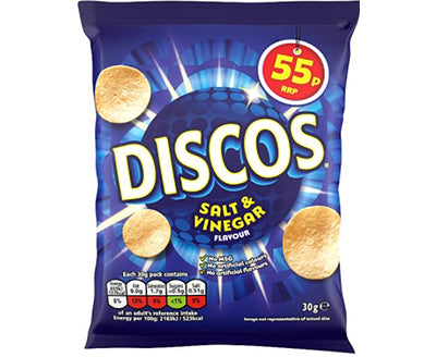 DISCOS CRISPS SALT & VINEGAR 30G