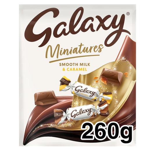 GALAXY SMOOTH MILK & CARAMEL MINIS 260G