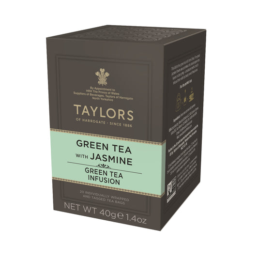 TAYLORS GREEN TEA WITH JASMINE 20 BAGS 40G