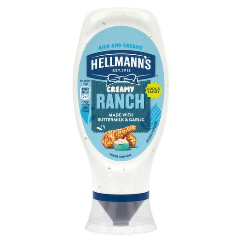 HELLMANS BLUE CHEESE RANCH MADE WITH BUTTERMILK 430ML