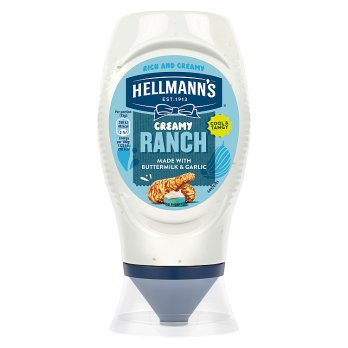 HELLMANS RANCH MADE WITH BUTTERMILK & GARLIC 430ML