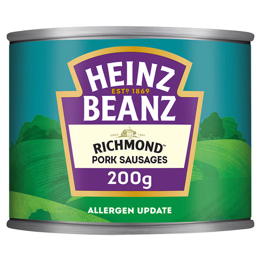 HEINZ BEANS & RICHMOND PORK SAUSAGES 200G