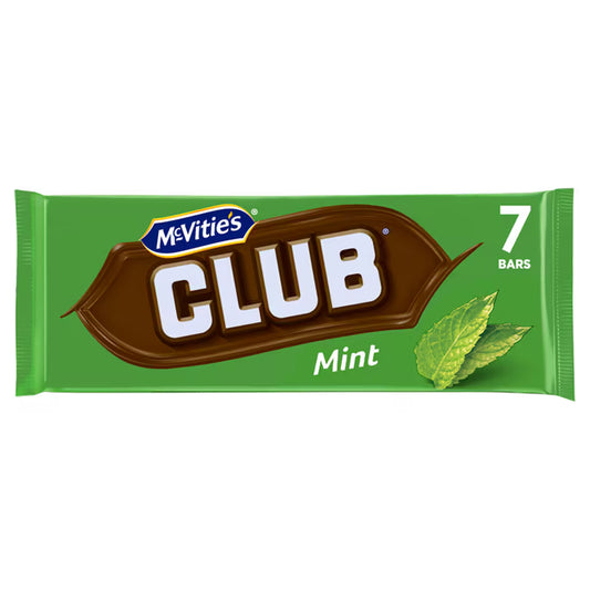MCVITIES MINT CLUBS 7 PACK 154G