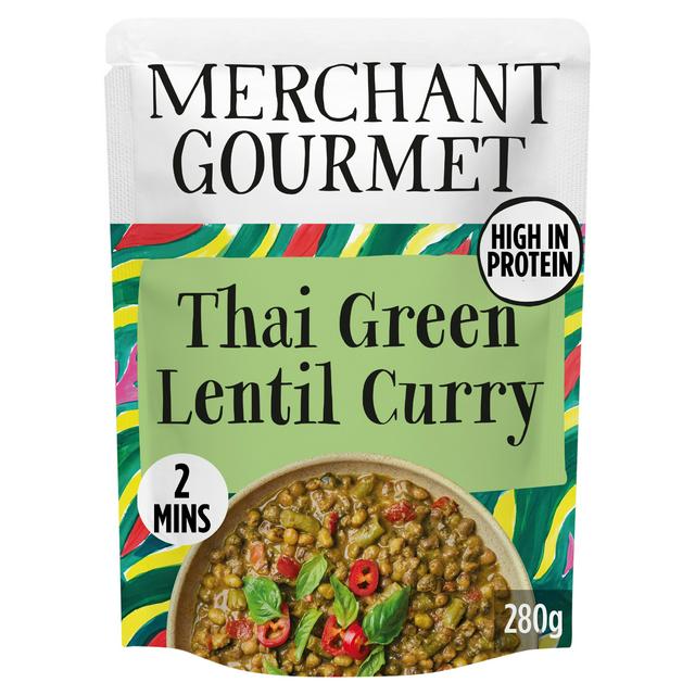 MERCHANT GOURMET THAI GREEN LENTIL CURRY 280G