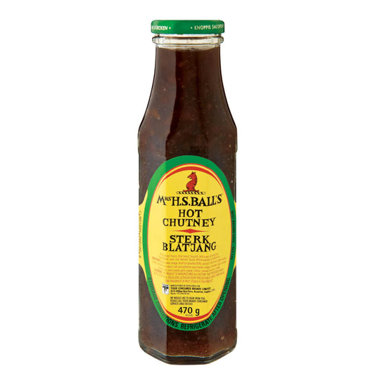 MRS BALLS HOT CHUTNEY 470G