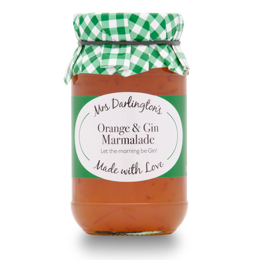 MRS DARLINGTONS ORANGE & GIN MARMALADE 340G